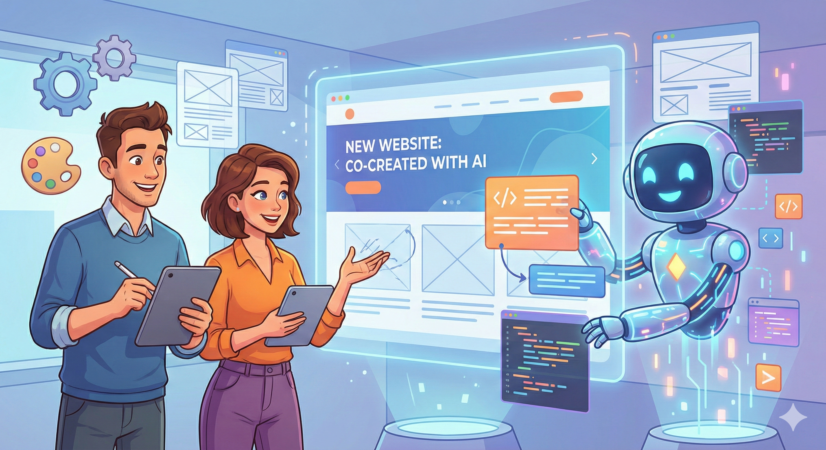 การปรับปรุงเว็บไซต์ใหม่ด้วย AI